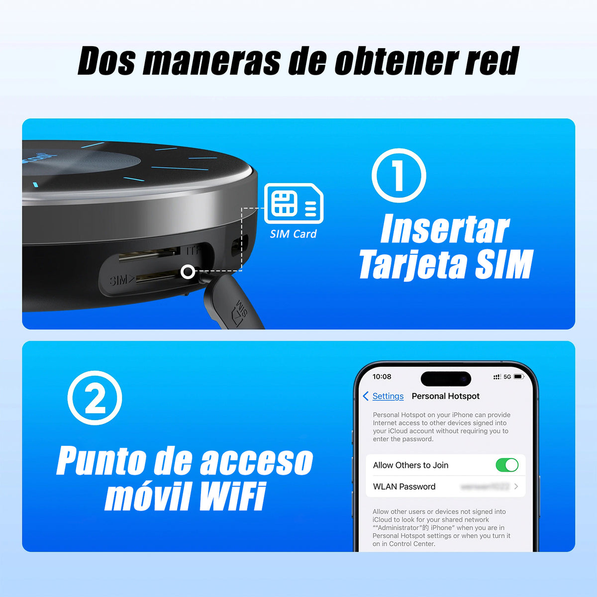 Dispositivo Carplay Android Auto Inalámbrico y Streaming