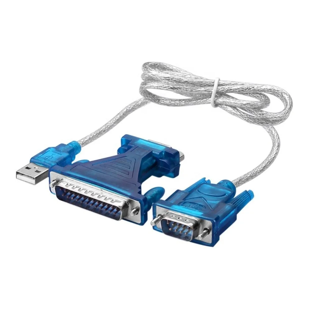 Cable Adaptador Convertidor USB 2.0 Serial Rs232 Db25 O Db9