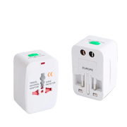 Adaptador Enchufe Universal Viajero Europeo Americano