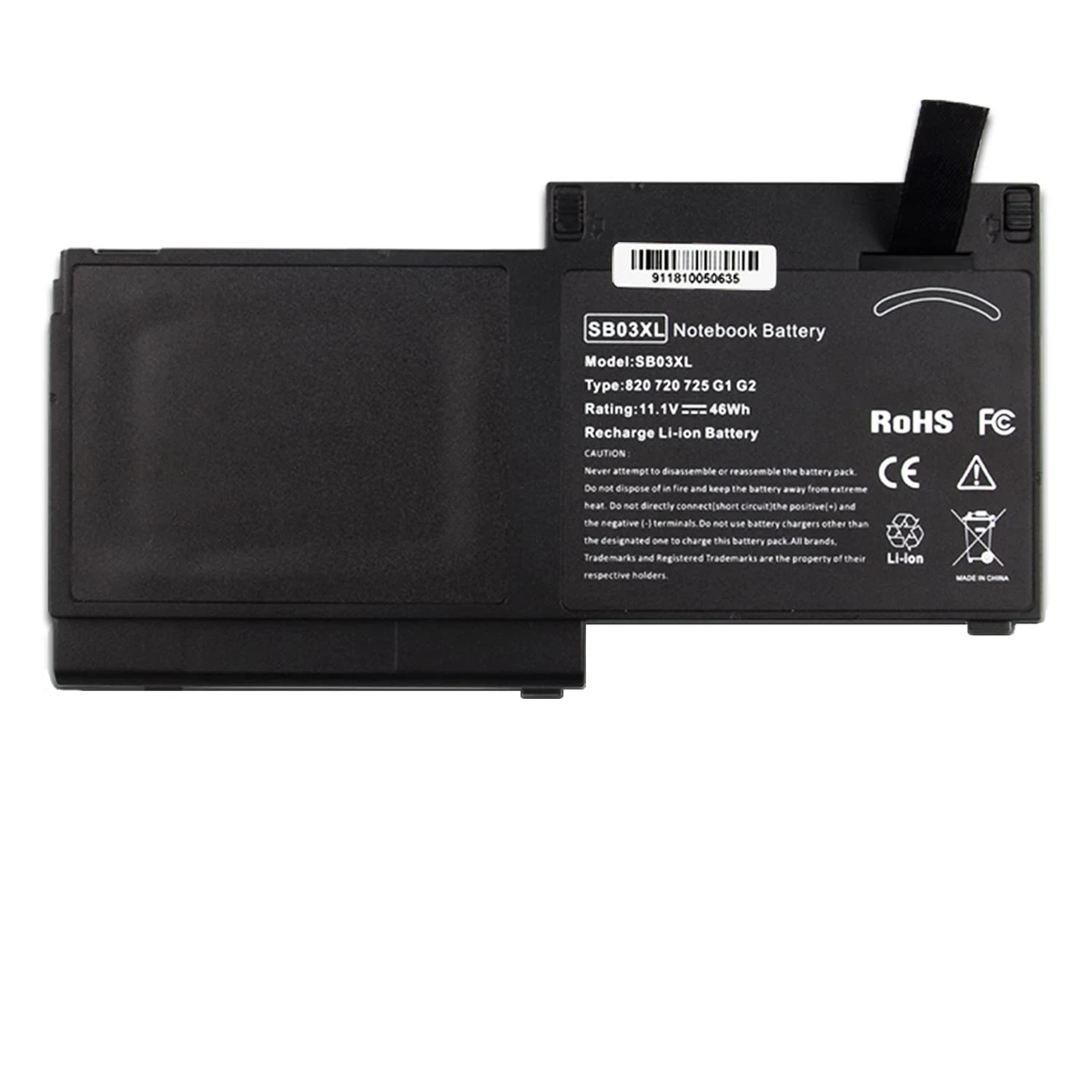 Batería para Notebook HP EliteBook SB03XL 11.1V 46Wh