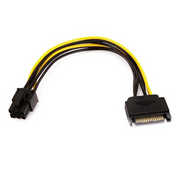 Cable Poder Sata 15pin a 6 Pin Pci Express Video