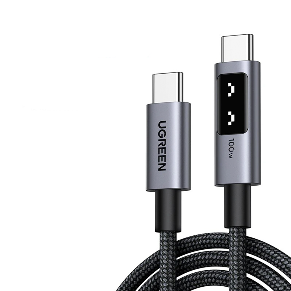 Cable Ugreen USB-C 100W Carga Rápida iPhone 17 16 15 MacBook de 1m