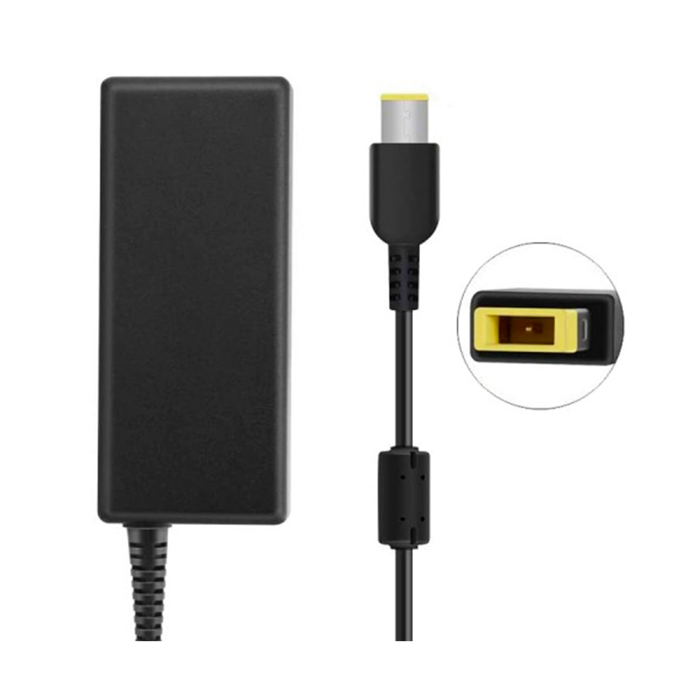 Cargador Notebook para Lenovo 20V 4.5A 90W Plug Rectangular amarillo