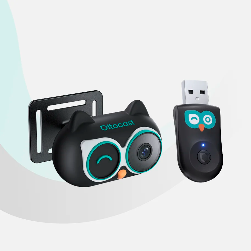 Adaptador Inalámbrico Carplay con Cámara Cabina