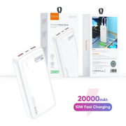 Batería Externa 20000 mAh 10W Cargador Portátil