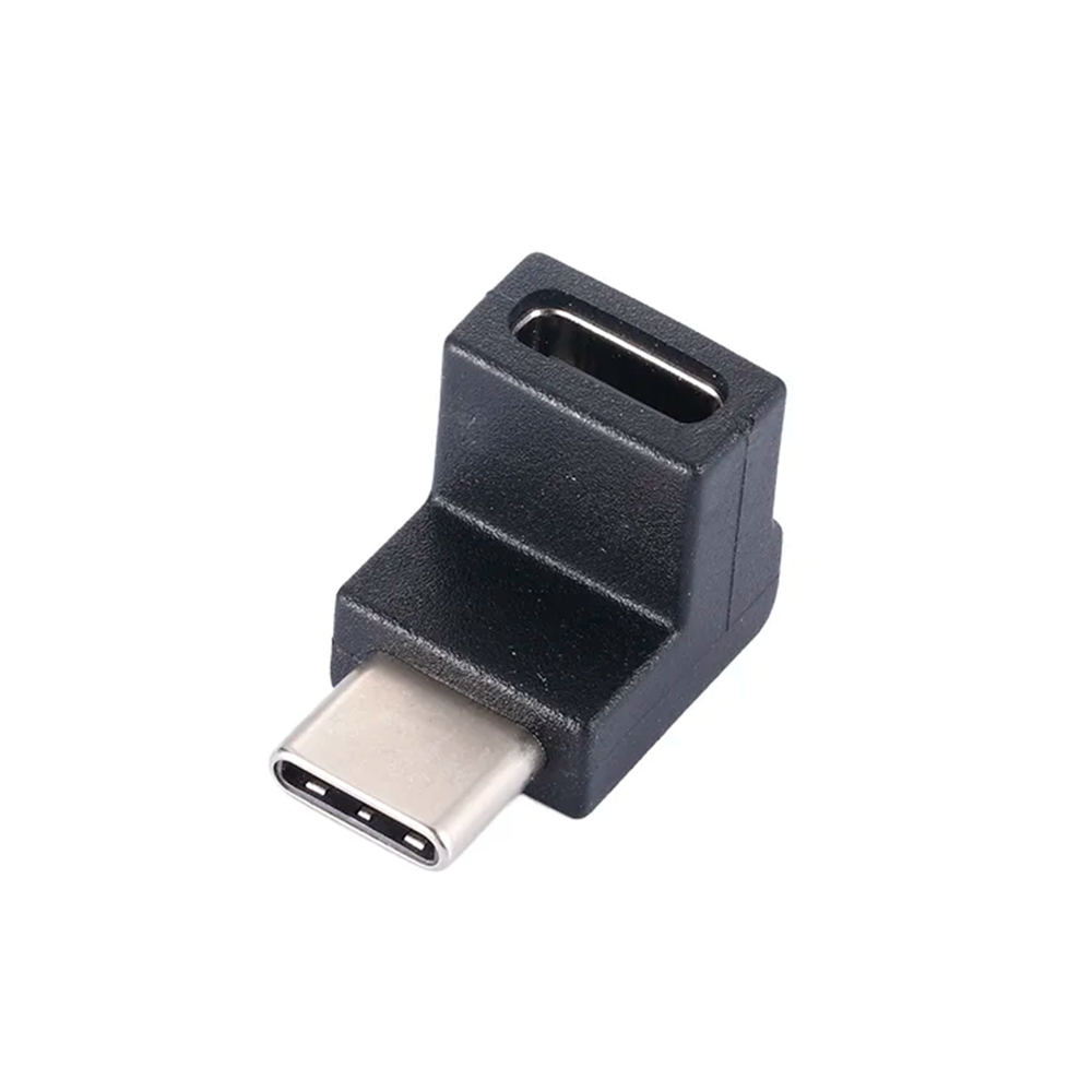 Adaptador Extensión USB-C Macho a USB-C Hembra 90 Grados Tipo "L"
