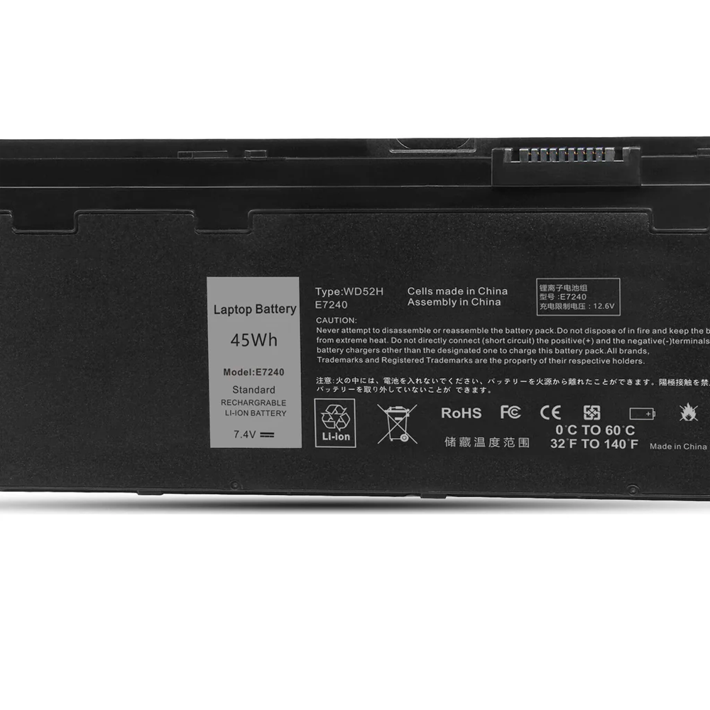 Batería para Notebook Dell Latitude 34GKR WD52H 7.4V 45Wh