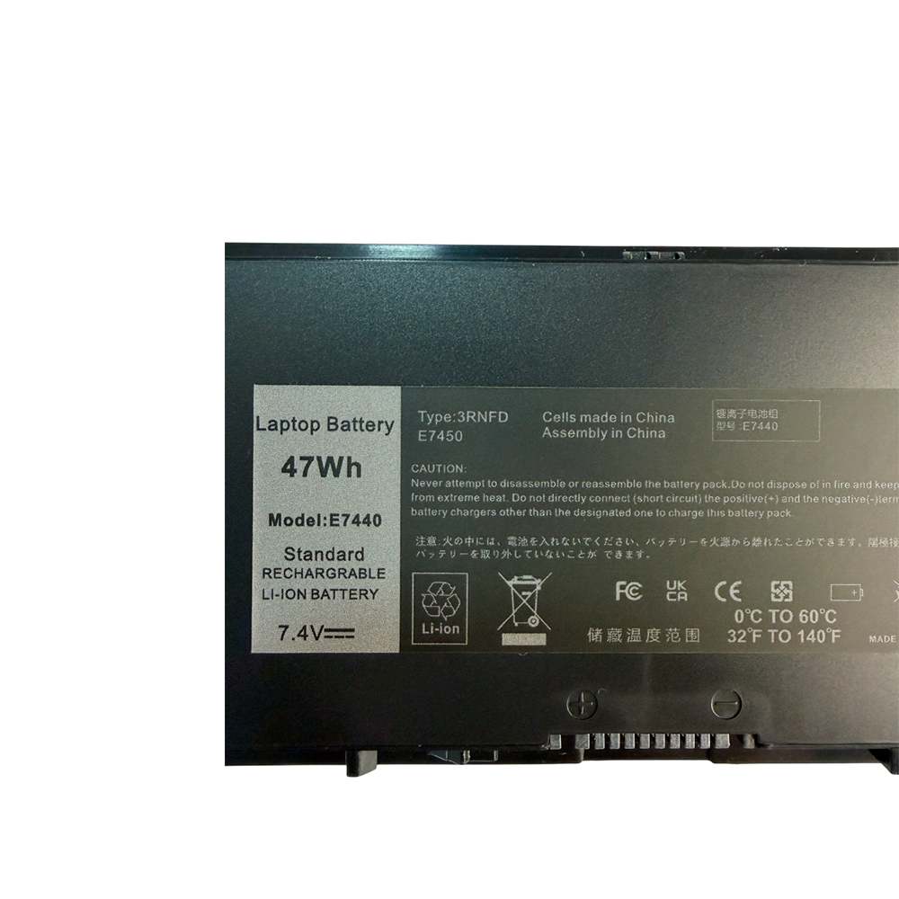 Batería para Notebook Dell Latitude E7440 34G2K V8NX3 7.4V 47Wh