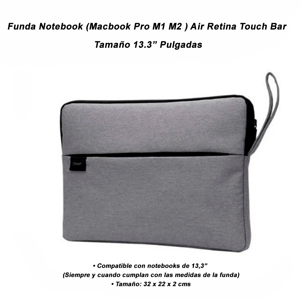 Funda para Notebook MacBook Hasta 13.6" pulgadas