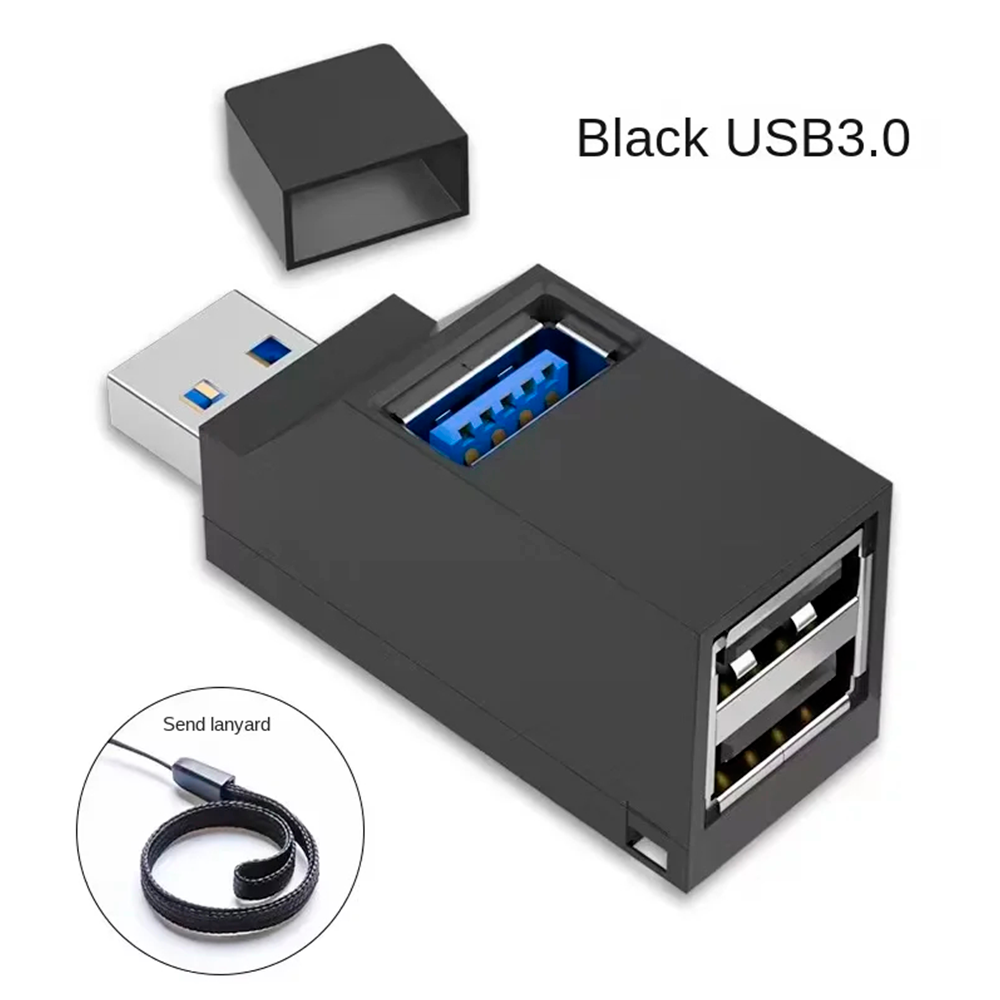Hub Adaptador Extensor USB 3.0 a 03 Puertos USB 3.0 y 2.0