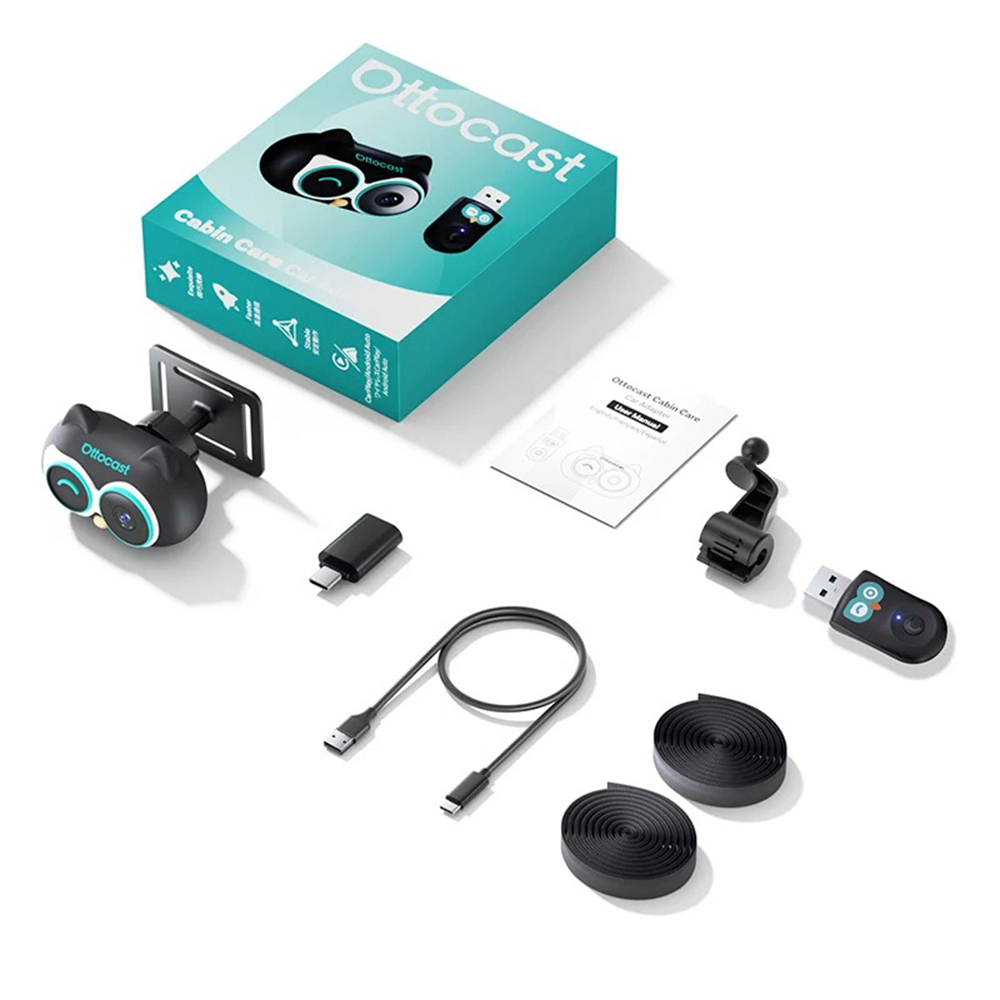 Adaptador Inalámbrico Carplay con Cámara Cabina