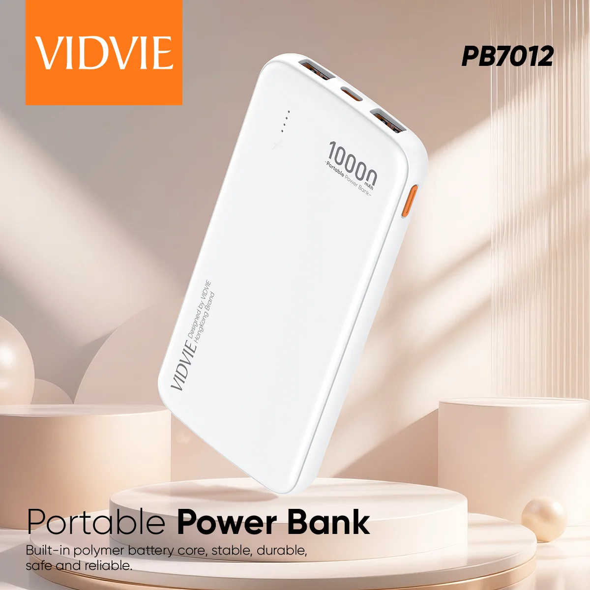 Batería Externa 10000 mAh 10W Cargador Portátil