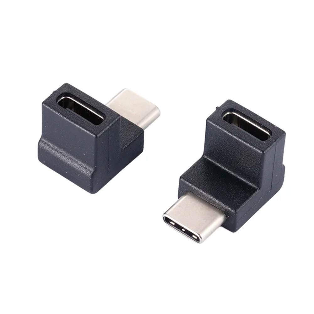 Adaptador Extensión USB-C Macho a USB-C Hembra 90 Grados Tipo "L"