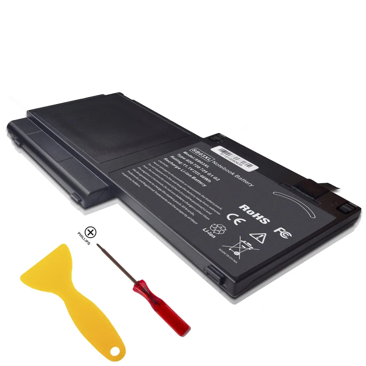 Batería para Notebook HP EliteBook SB03XL 11.1V 46Wh