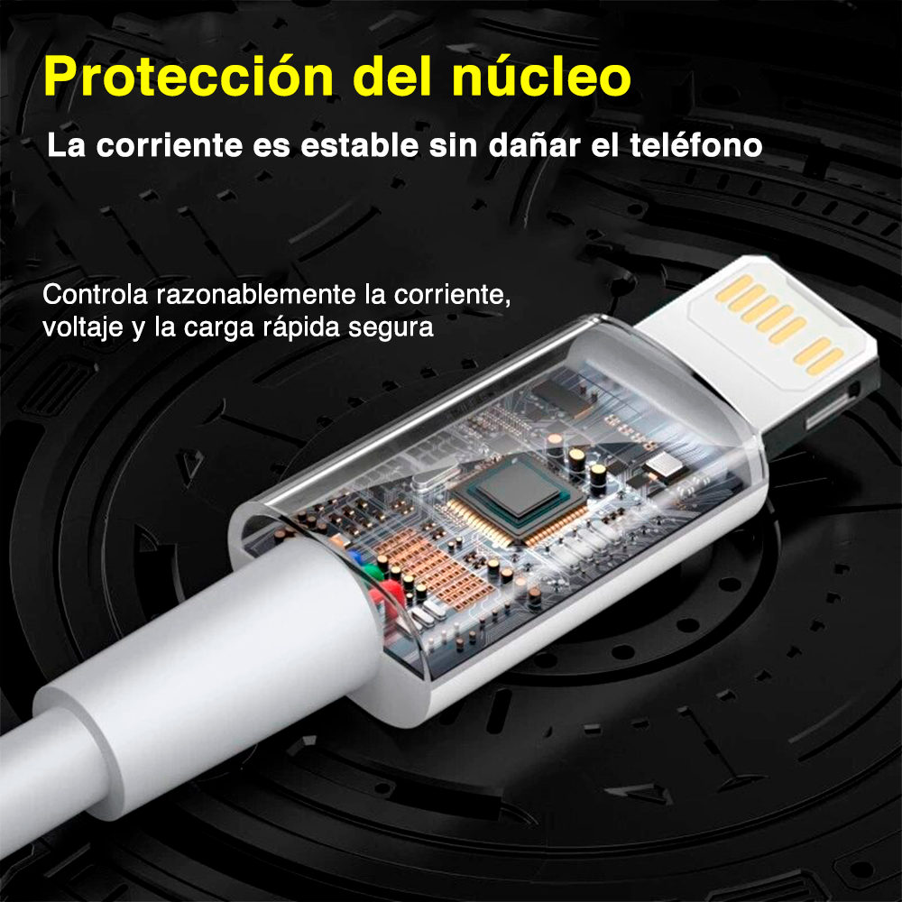 Cable de Carga USB-C a Lightning para iPhone