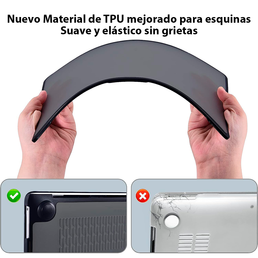 Carcasa para MacBook Air (chip M1, 2020) A2337 y Funda Notebook