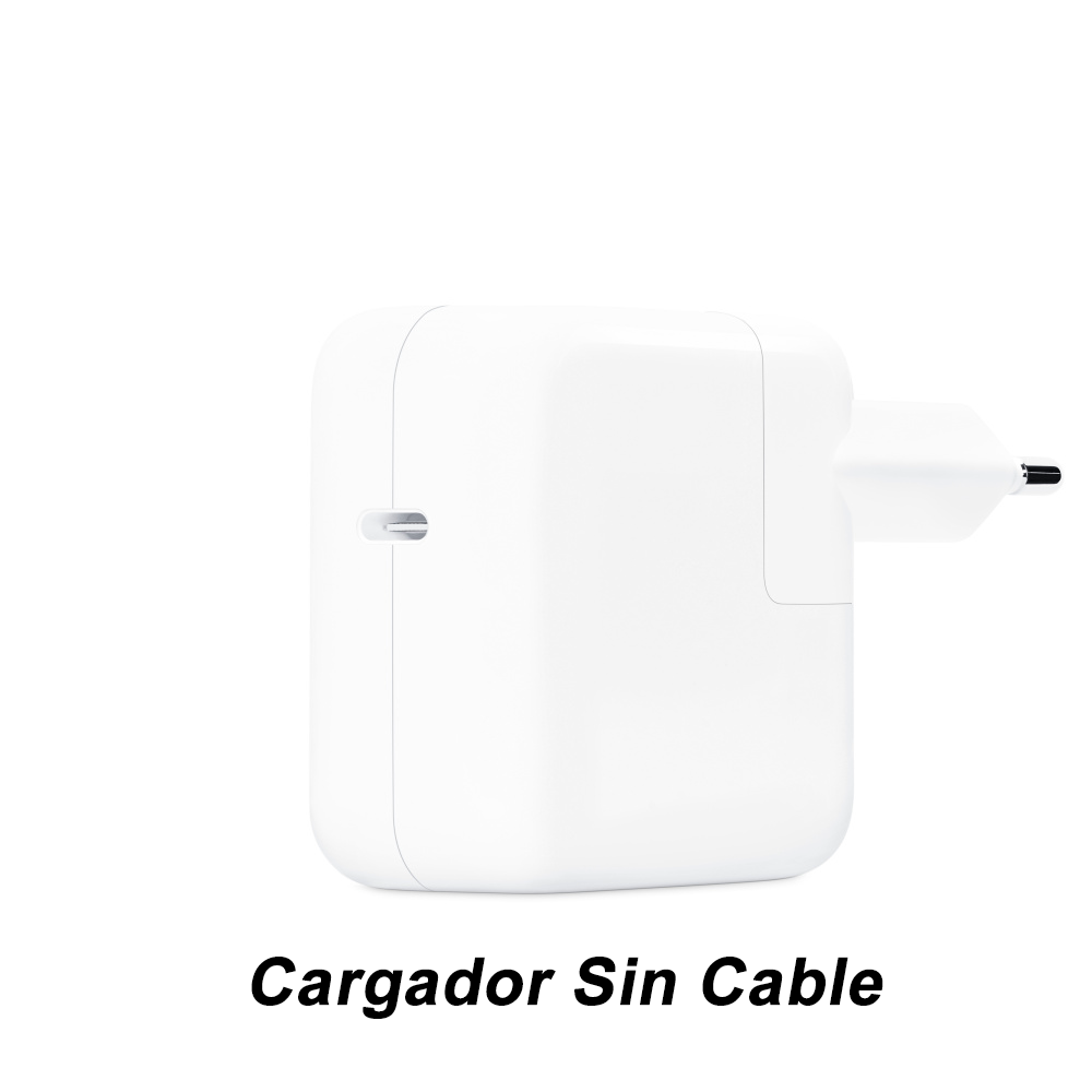 Cargador para Mac Ipad Iphone Watch Airpods Tipo Usb-c 30w