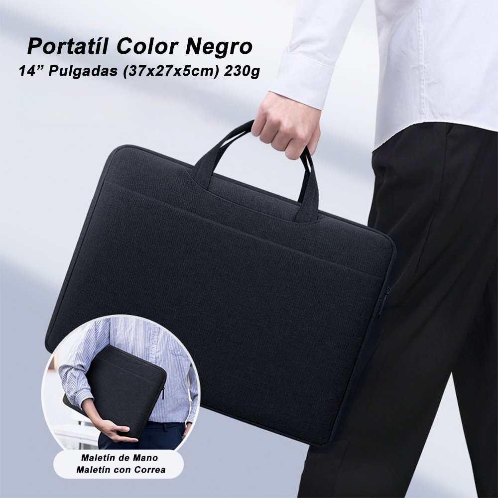 Funda para Notebook MacBook 14 Impermeable para Viaje Carry-on tipo Maletín