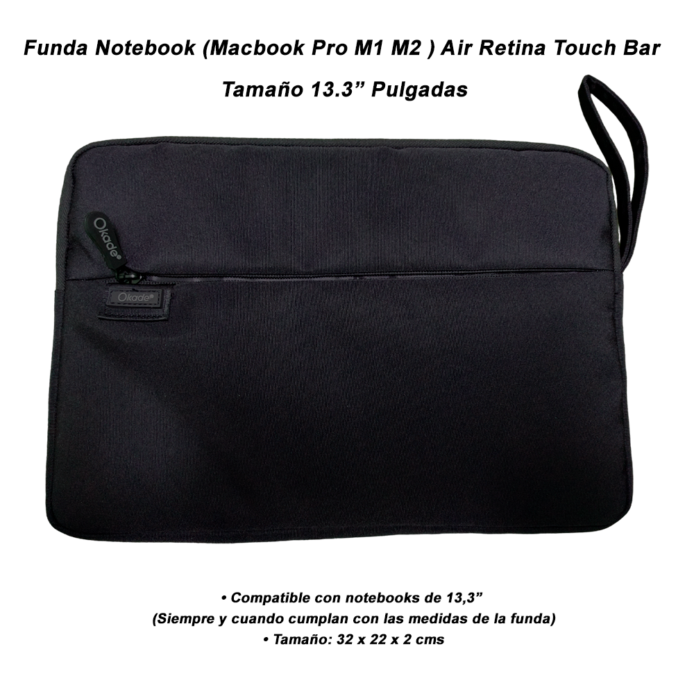 Funda para Notebook MacBook Hasta 13.6" pulgadas