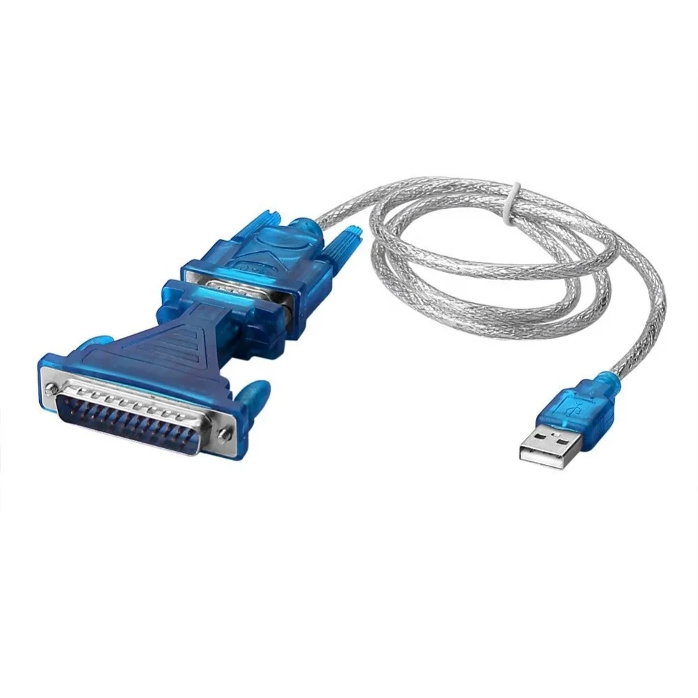 Cable Adaptador Convertidor USB 2.0 Serial Rs232 Db25 O Db9