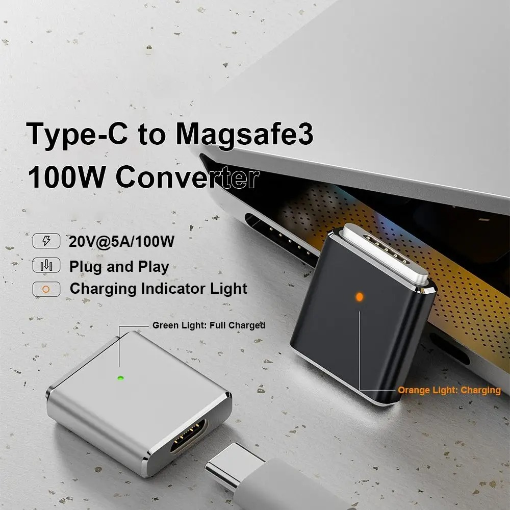 Adaptador de Carga USB-C a Magsafe 3 para MacBook Air Pro