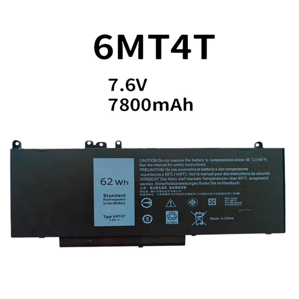 Batería para Notebook Dell Latitude Precision 6MT4T 7.6V 62Wh