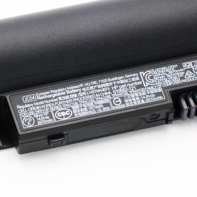 Batería para Notebook HP JC04 JC03 14.8V 41Wh