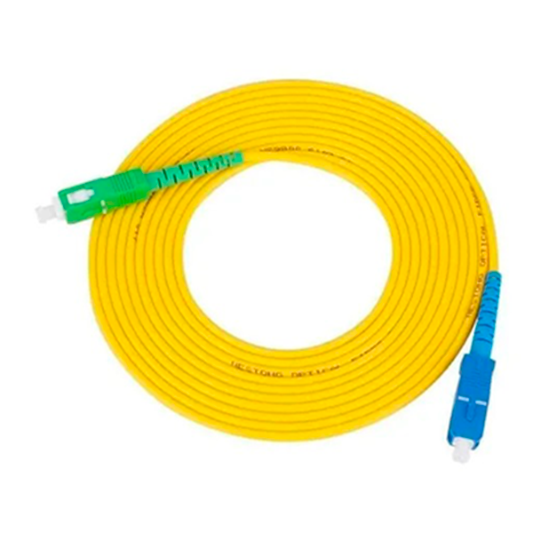 Cable de Fibra Óptica (Patch Cord) para Router con Conectores SC/APC 10 metros