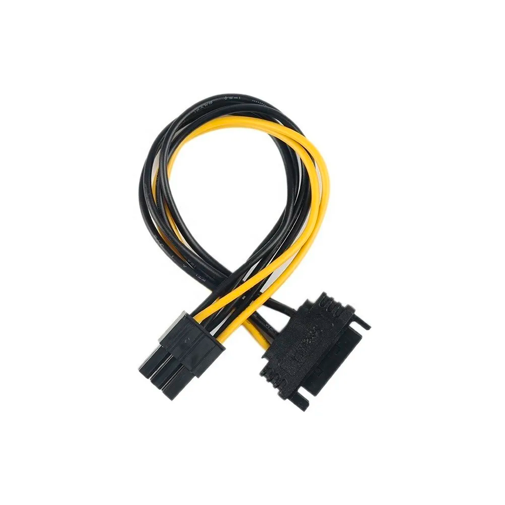 Cable Poder Sata 15pin a 6 Pin Pci Express Video