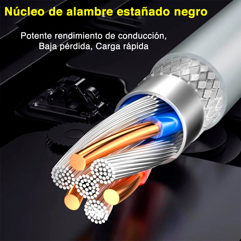 Cable de Carga USB-C a Lightning para iPhone