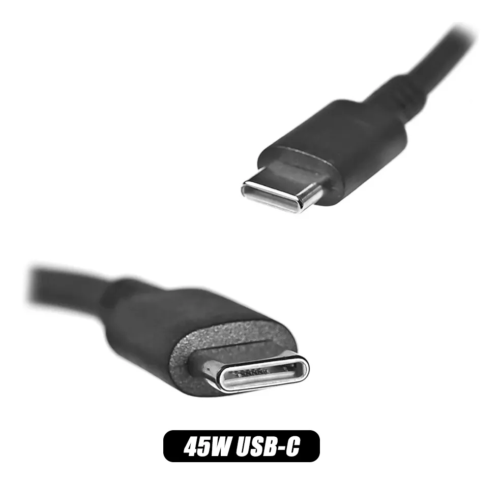 Cargador Notebook Tipo USB-C para Lenovo Asus HP Dell 20V 2.25A 45W