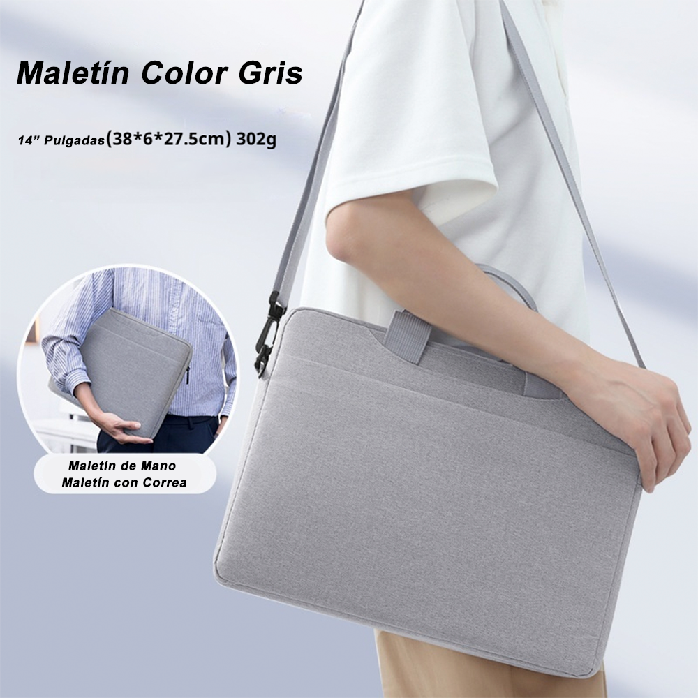 Funda para Notebook MacBook 14 Impermeable para Viaje Carry-on tipo Maletín