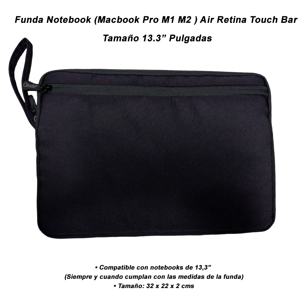 Funda para Notebook MacBook Hasta 13.6" pulgadas