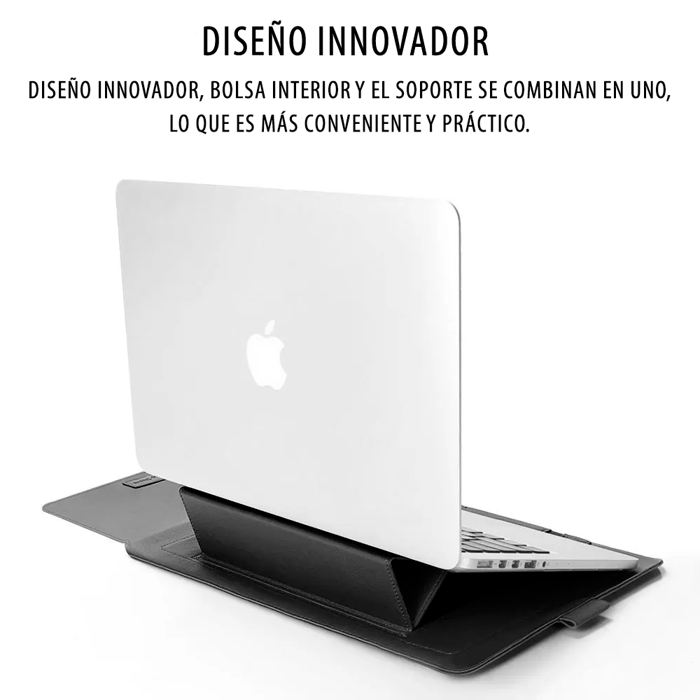 Funda para Notebook MacBook con Soporte Plegable 11 a 15 Pulgadas