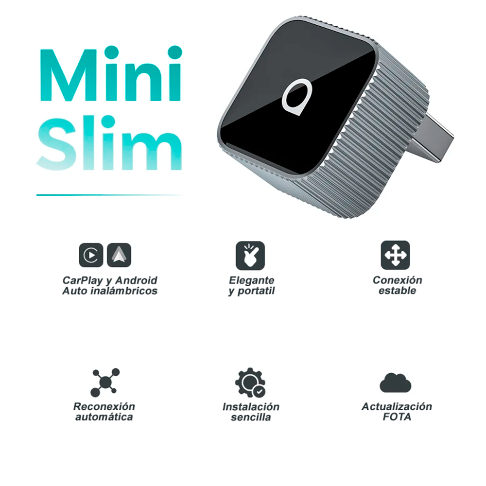 Adaptador Inalámbrico Carplay Android Auto Wifi Mini CP88