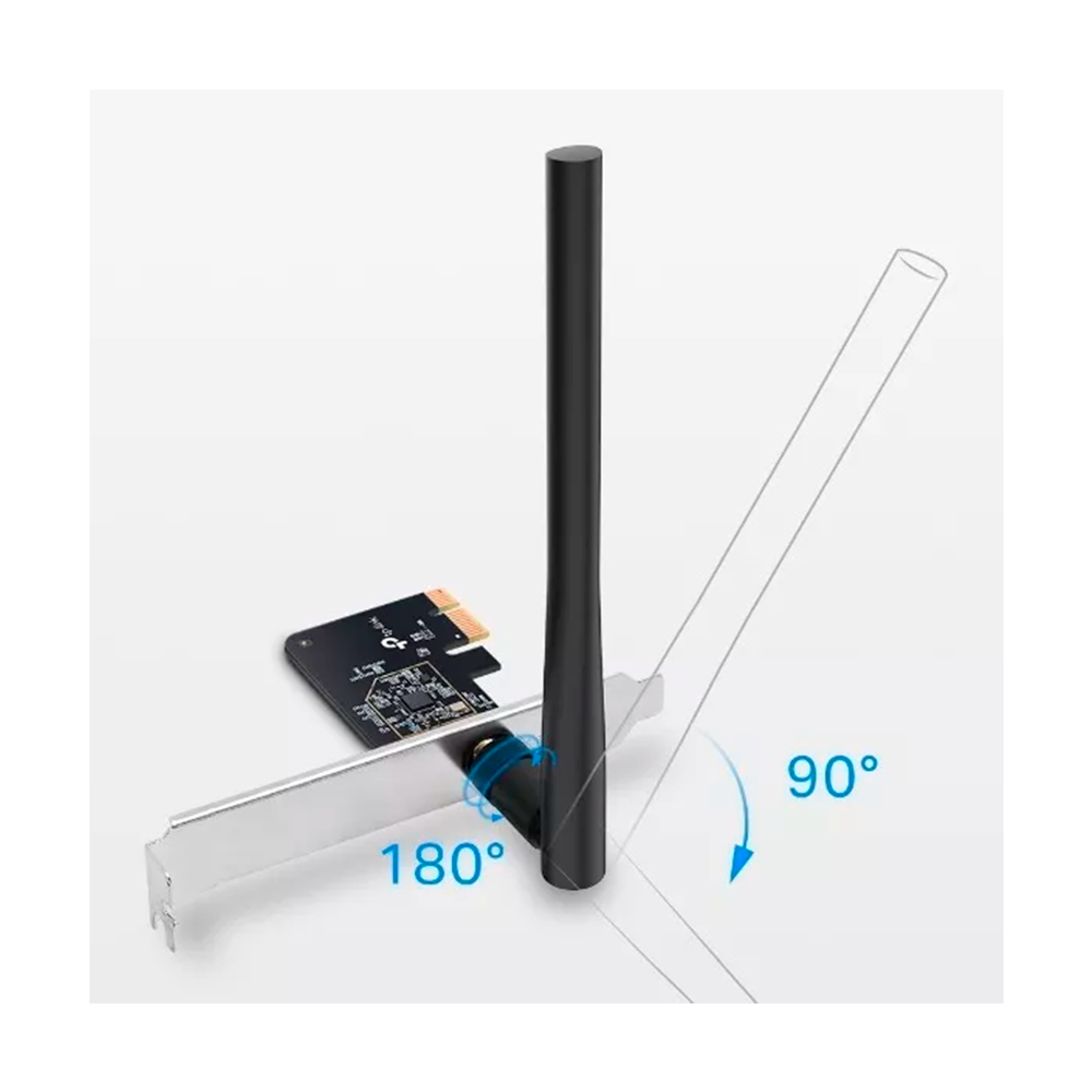 Tarjeta de Red WiFi PCI Express AC600 Dual Band 5G con Antena