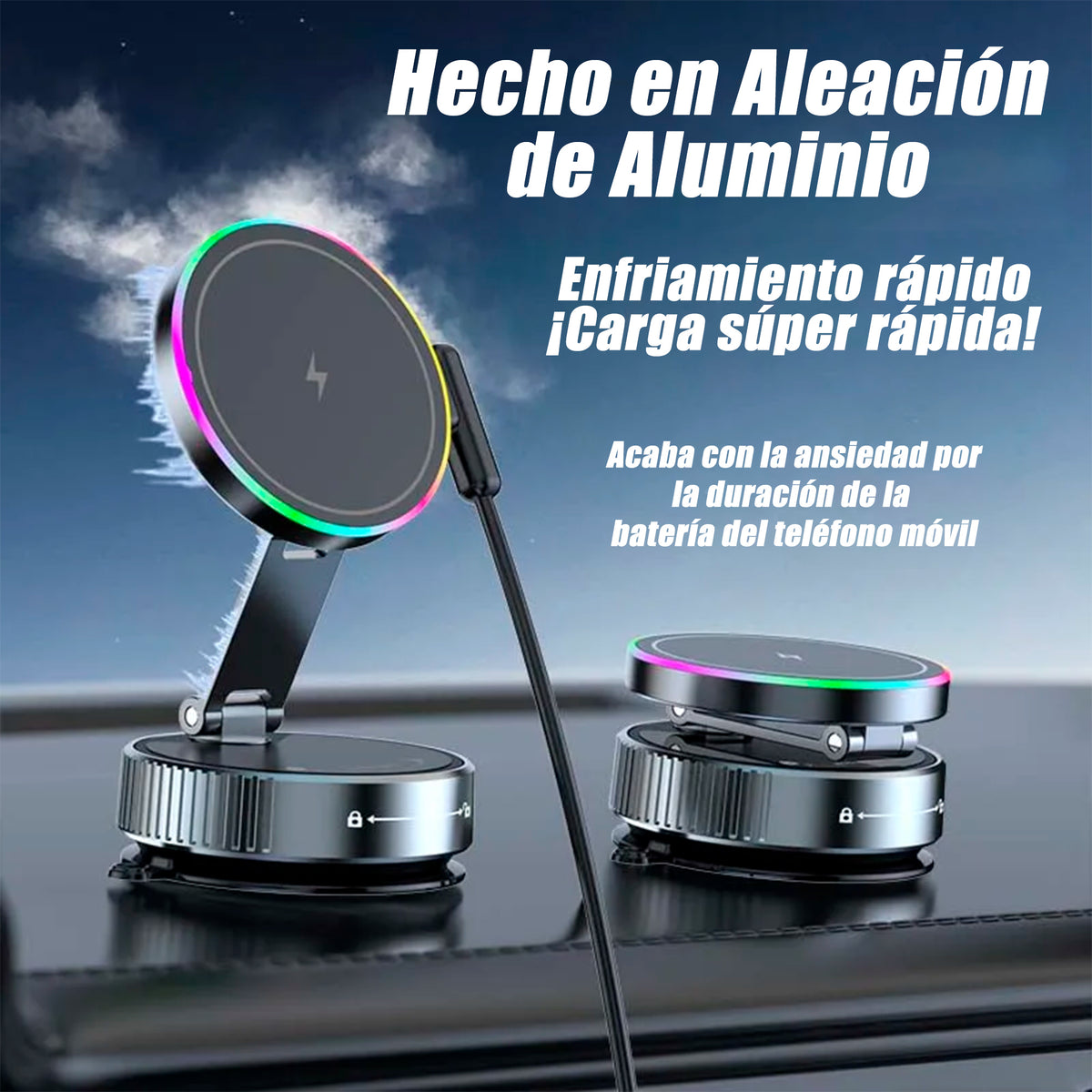 Cargador Inalámbrico Magnético 15W Plegable para Iphone