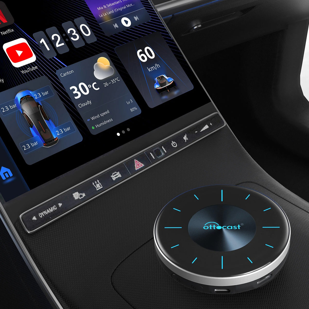Dispositivo Carplay Android Auto Inalámbrico y Streaming