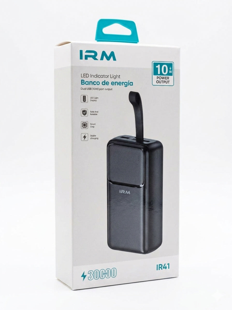 Batería Externa 30000 mAh 10W