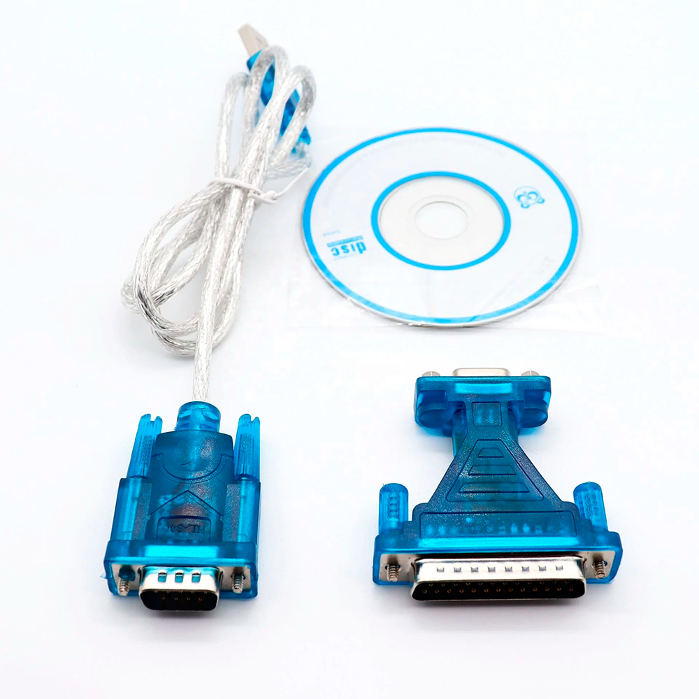 Cable Adaptador Convertidor USB 2.0 Serial Rs232 Db25 O Db9