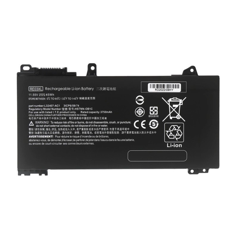 Batería para Notebook HP Probook RE03XL 11.55V 45Wh