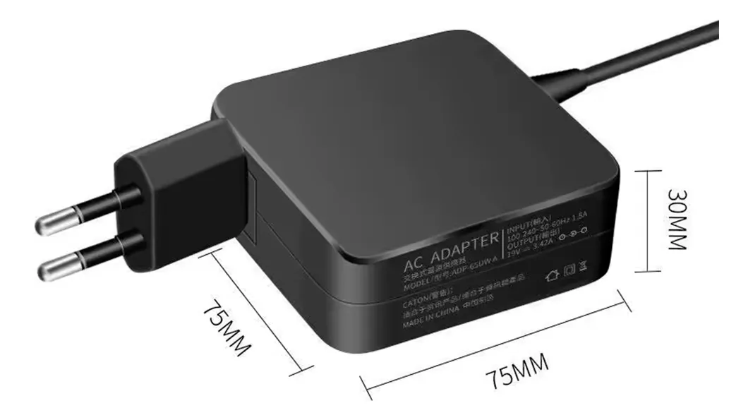 Cargador Notebook para Asus 19V 3.42A 65W Plug 4.0x1.35mm Cuadrado