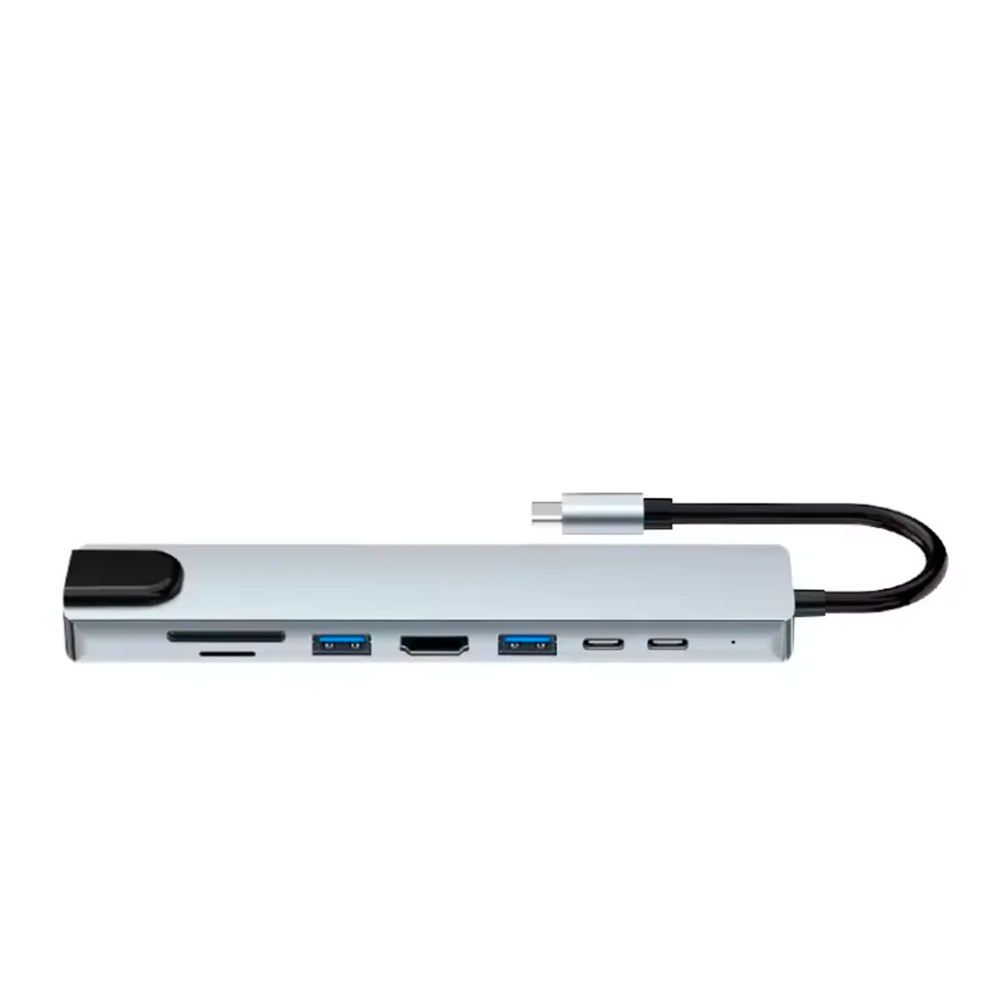 HUB Adaptador USB-C 8 en 1 para Mac MacBook Notebook
