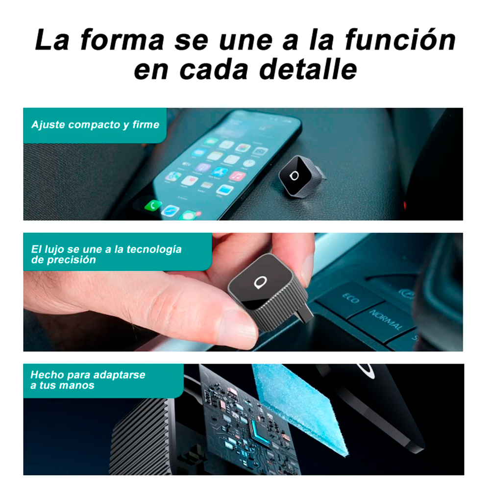 Adaptador Inalámbrico Carplay Android Auto Wifi Mini CP88