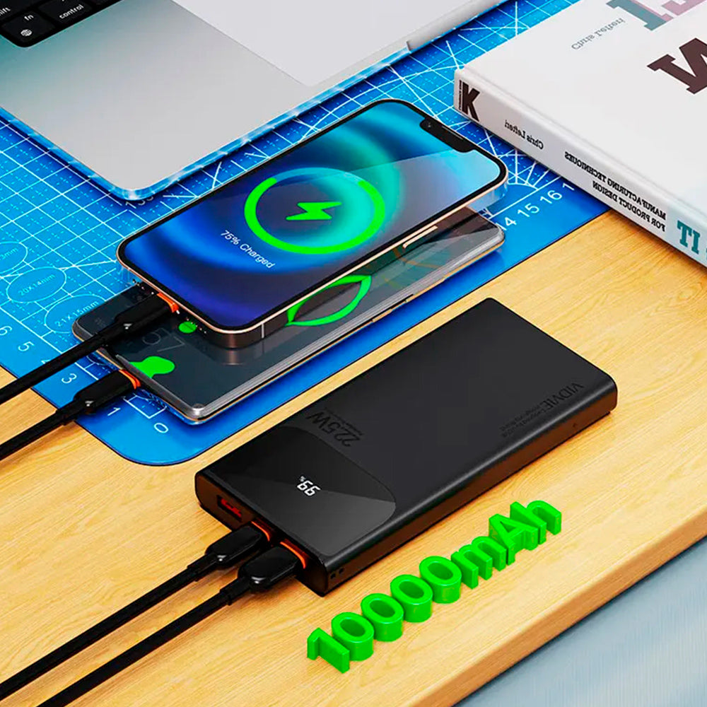 Batería Externa 10000 mAh Carga Rápida 22.5W