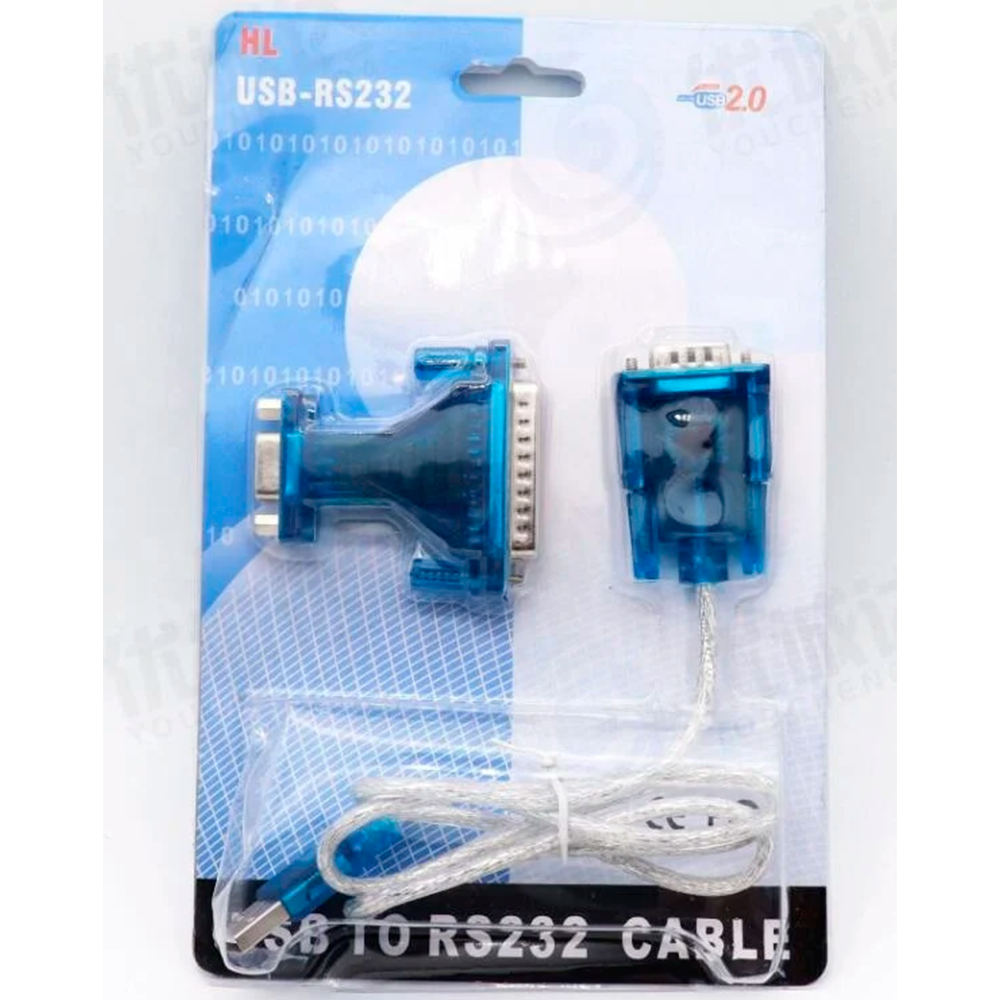 Cable Adaptador Convertidor USB 2.0 Serial Rs232 Db25 O Db9