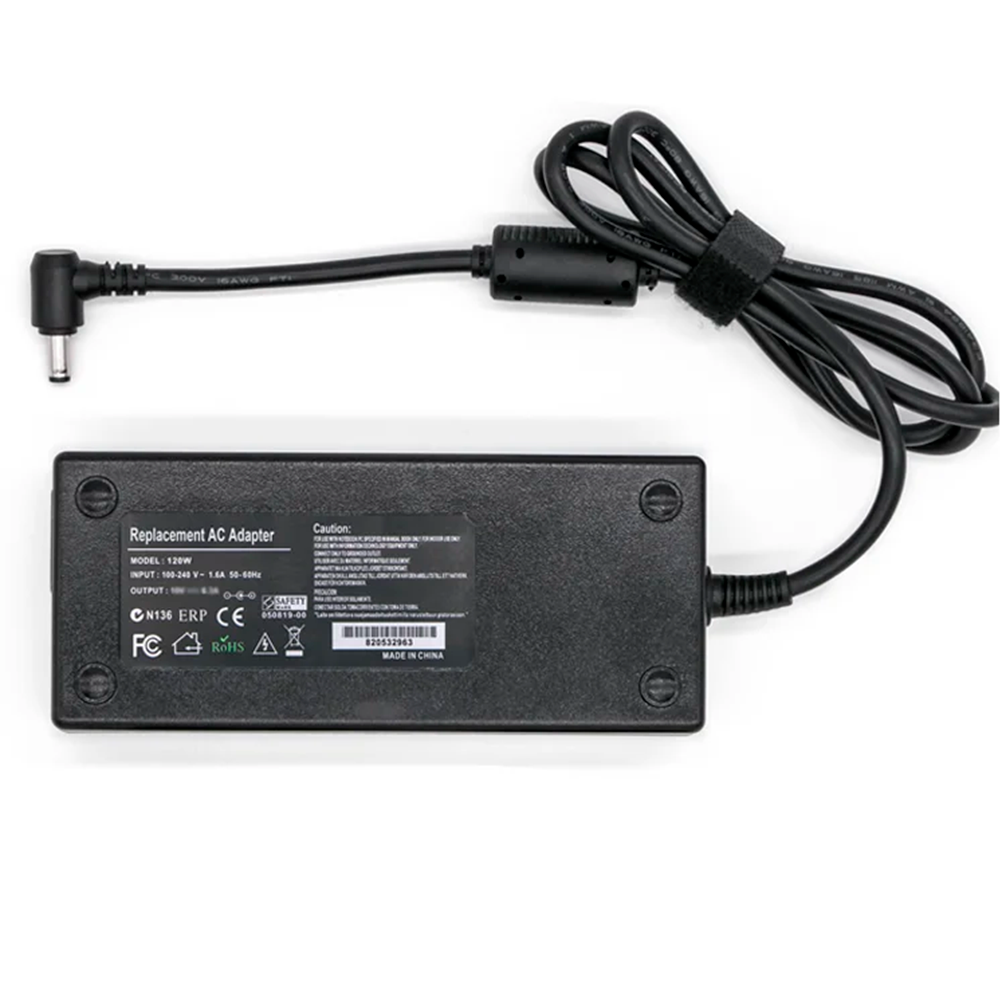 Cargador Notebook para Asus 19V 6.32A 120W Plug 5.5x2.5mm