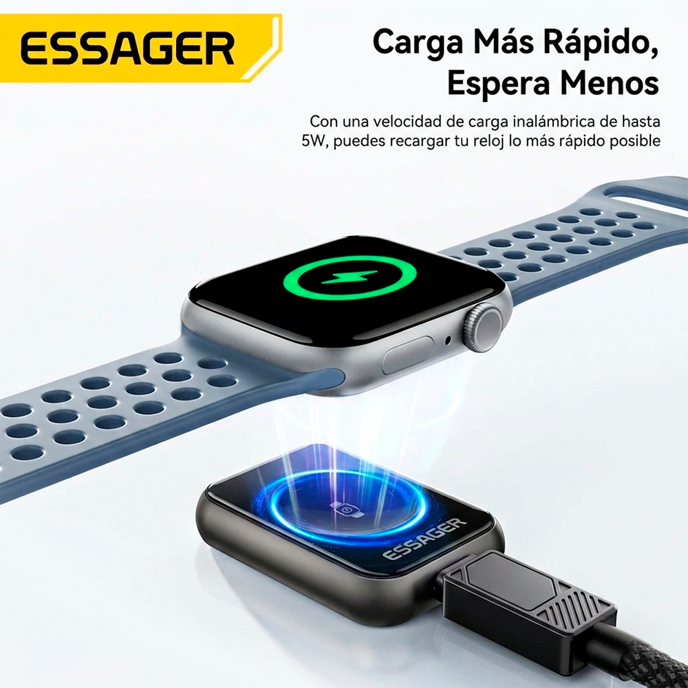 Cargador para Apple Watch Magnético Dual USB-C Series 11-2
