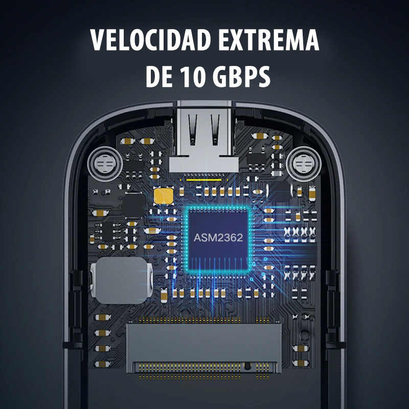 Case Cofre Adaptador de Disco Duro M.2 Nvme Pcie Ngff Sata