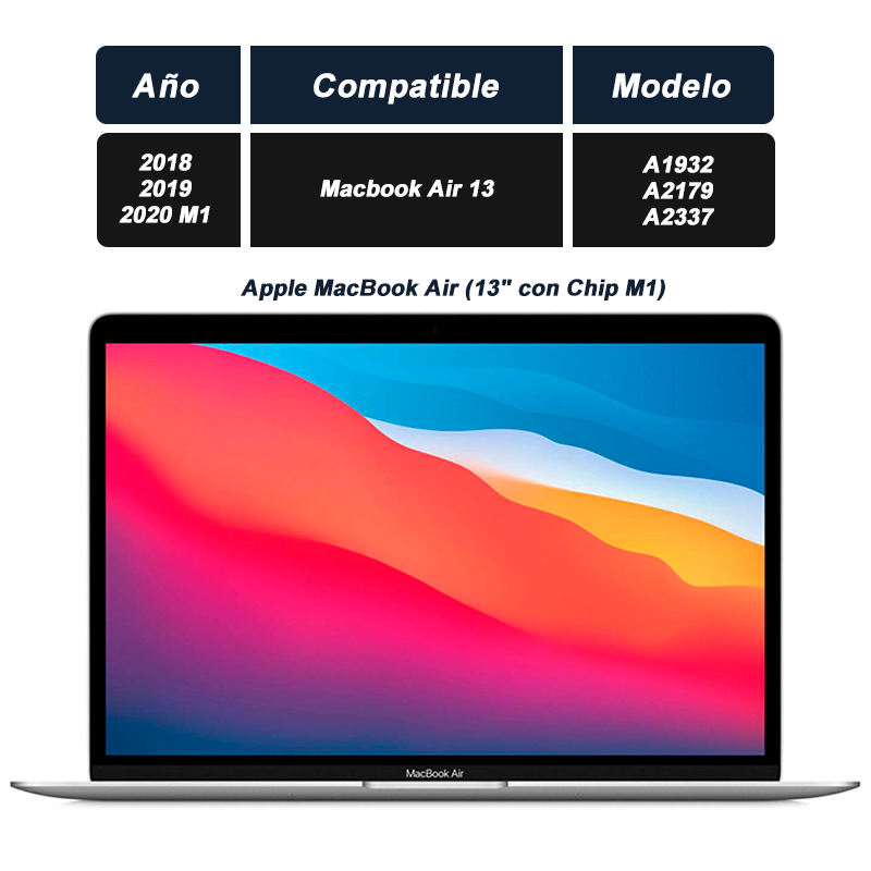 Funda para Notebook MacBook Hasta 13.6" pulgadas